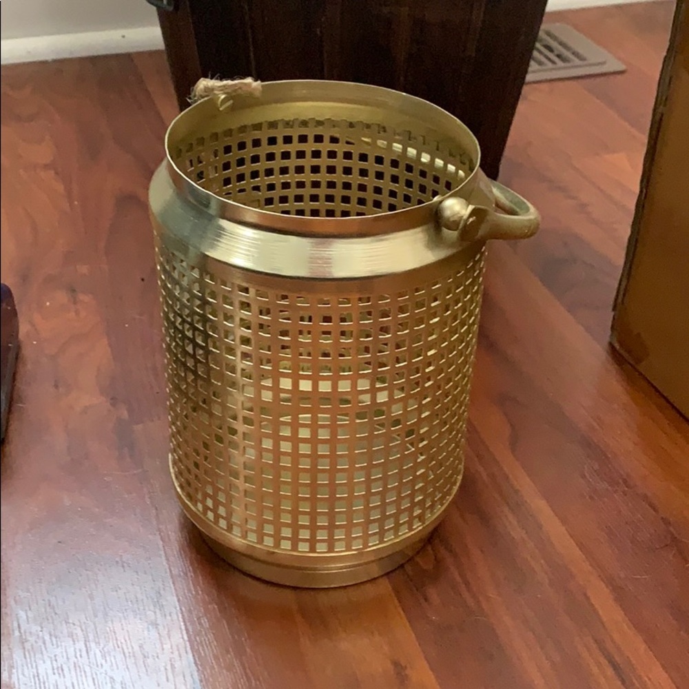 Gold decorative lantern